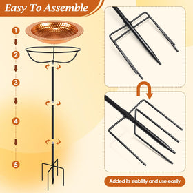 YADOOLIFE five prong base provides stability on uneven ground.