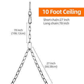 Yaeccc heavy-duty chain kit side view showing robust hardware for long-lasting performance