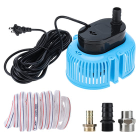 Yaegoo pool cover pump front view, durable ABS body for efficient drainage