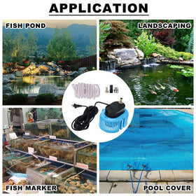 Yaegoo pool cover pump power cord extends 25 ft for broader usage