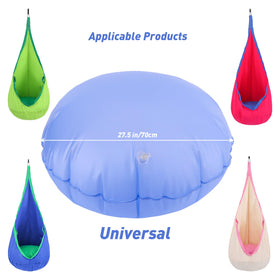 YAERSI cushion blue 27.5-inch diameter universal pod swing fit