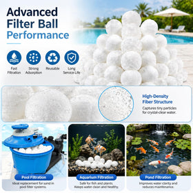 yafaoce sand filter alternative offers lighter handling and easy maintenance
