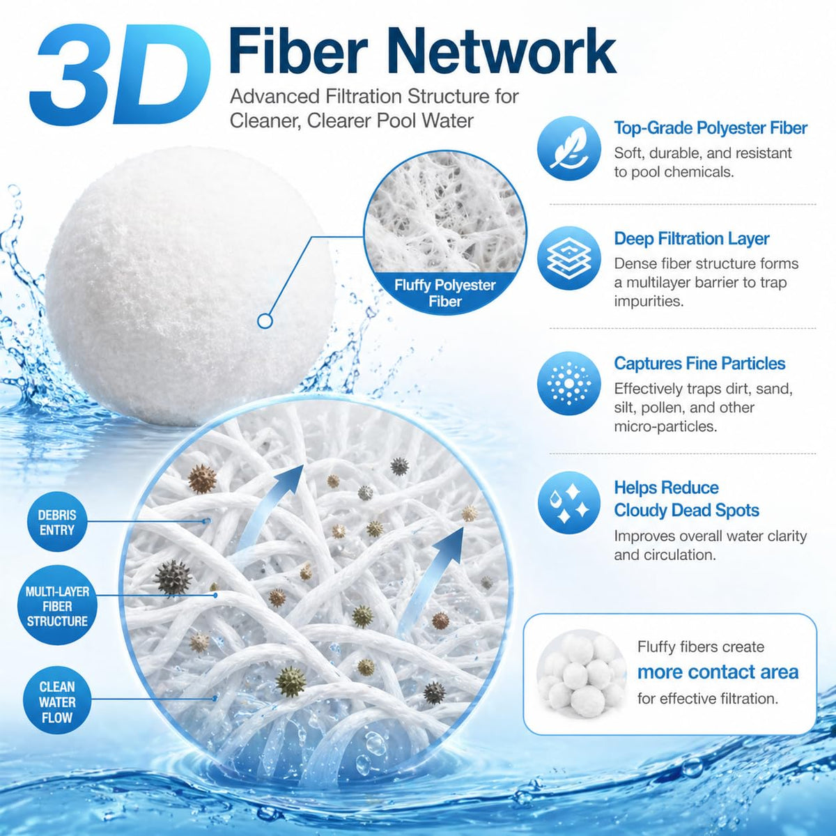 yafaoce washable and reusable filter balls are easy to refresh