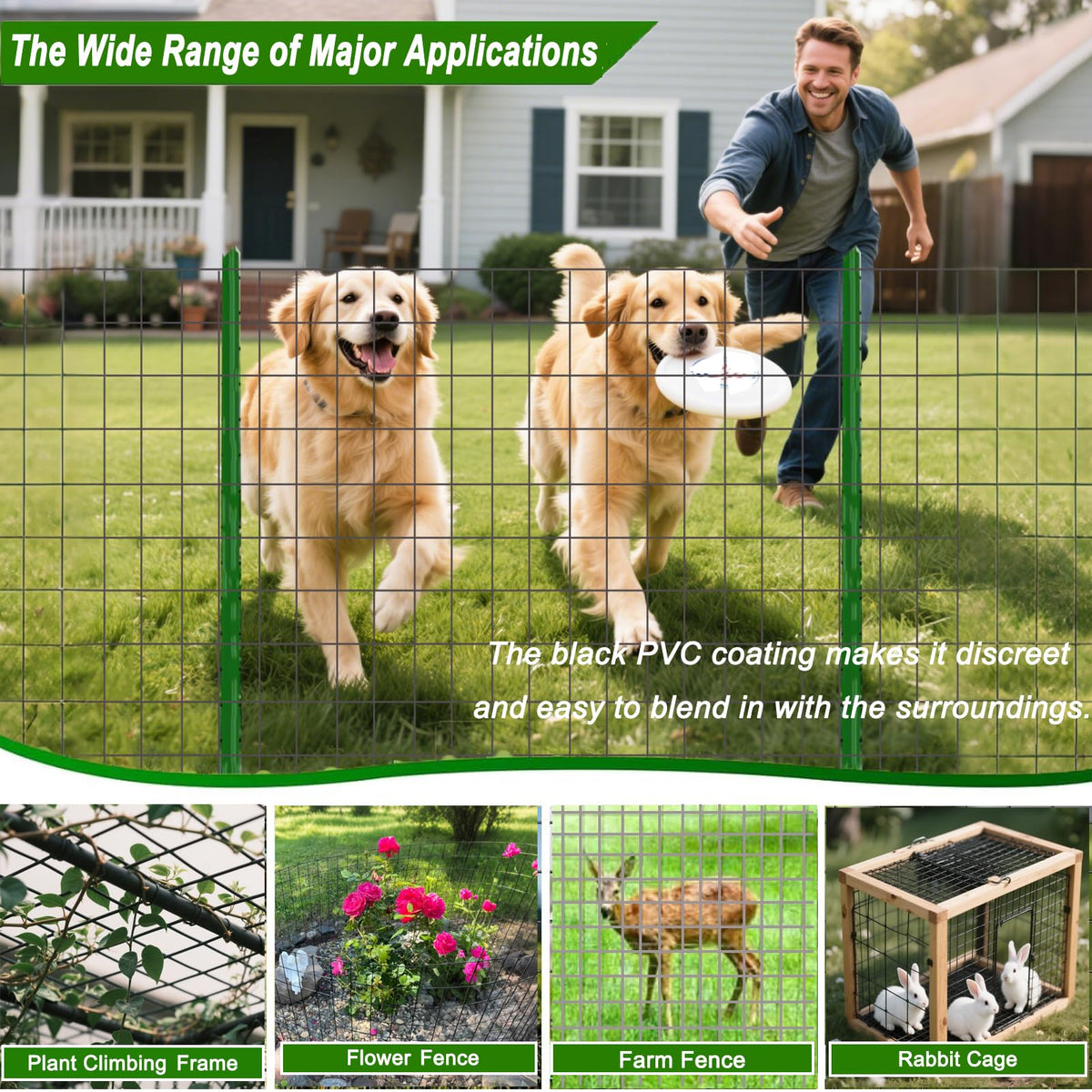 YAGJIA 2x3 mesh size demonstrates small animals stay out while allowing airflow.