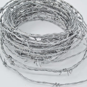 YAGJIA barbed wire on garden fence adds deterrence.