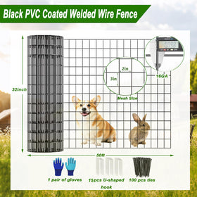 YAGJIA chicken wire mesh 2x3 inch, ideal small animal exclusion for gardens.