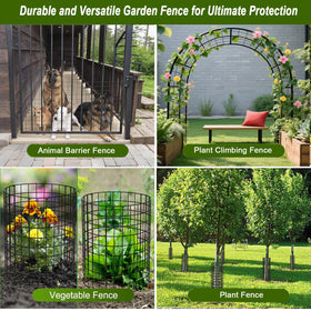 YAGJIA roll fence easy to install on wood or steel frames.