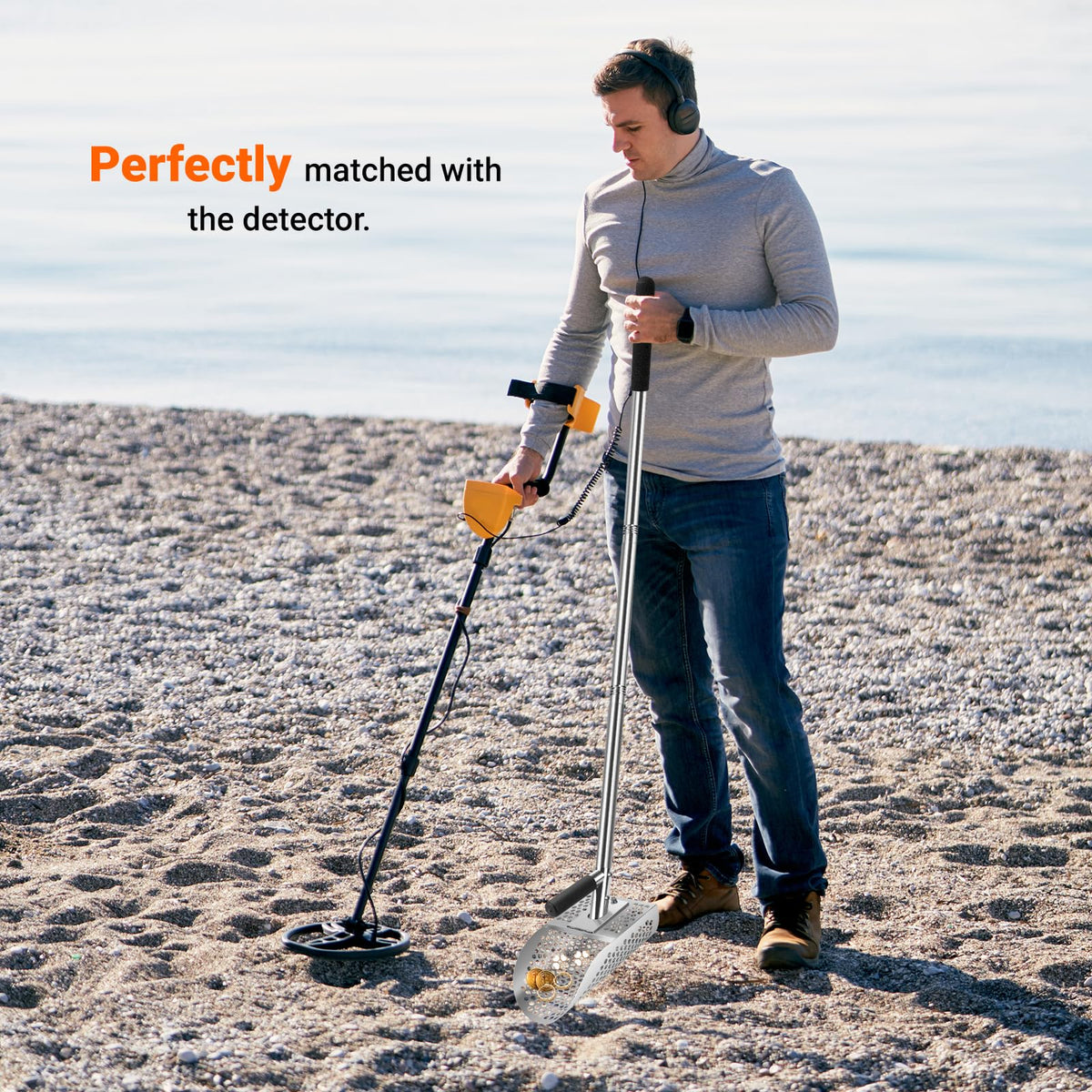 Yaheeda bi-option digging design saves time and energy on treasure hunts.