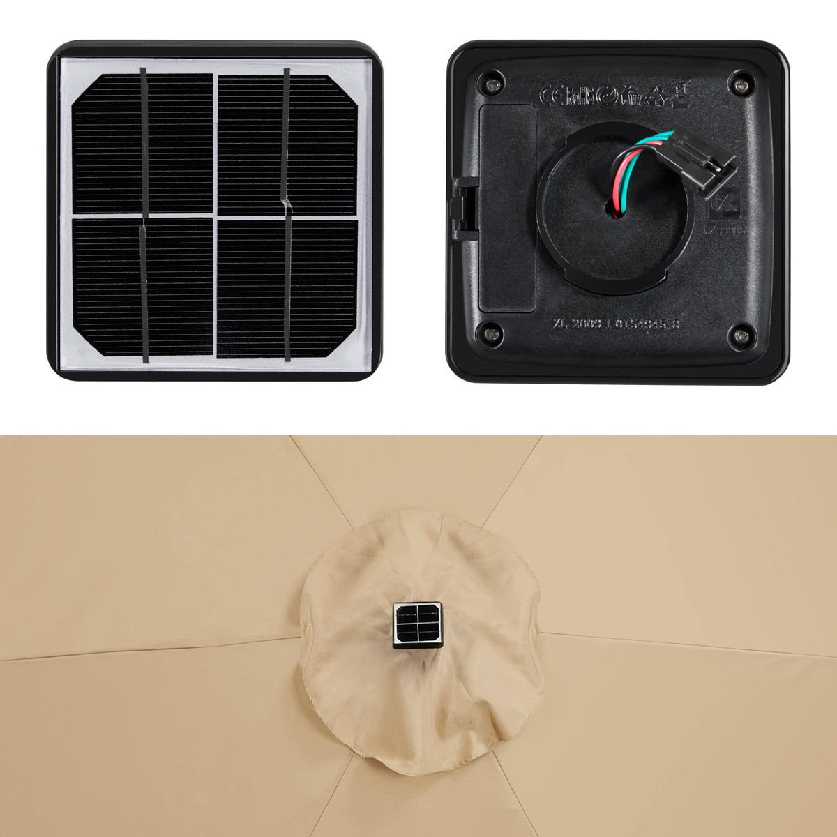 Yaheetech 36-inch shade coverage fits a compact patio table.