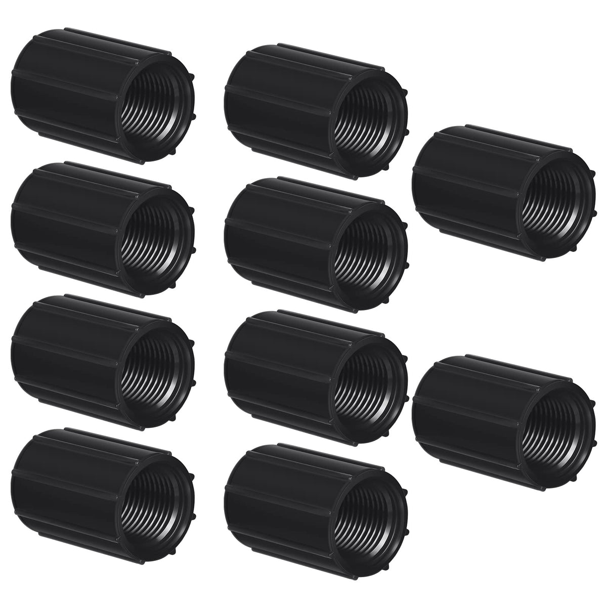 Yahenda 1-2in PVC double female coupling enables easy sprinkler extension.