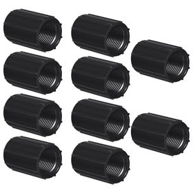 Yahenda 1-2in PVC double female coupling enables easy sprinkler extension.