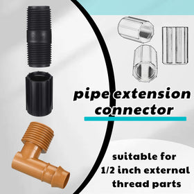 Yahenda PVC irrigation fittings keep garden hoses stable and leak-free.