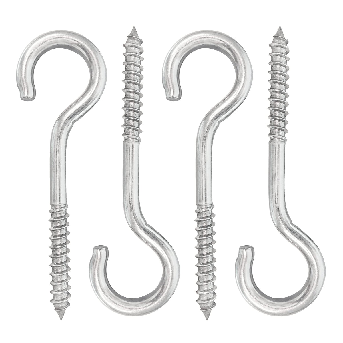 YAIRMIS 5-inch screw eye hook front view for secure wall mounting.