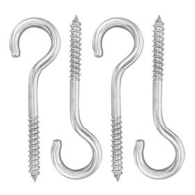 YAIRMIS 5-inch screw eye hook front view for secure wall mounting.