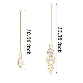Yajuo suncatcher hanging in a window adds subtle color.