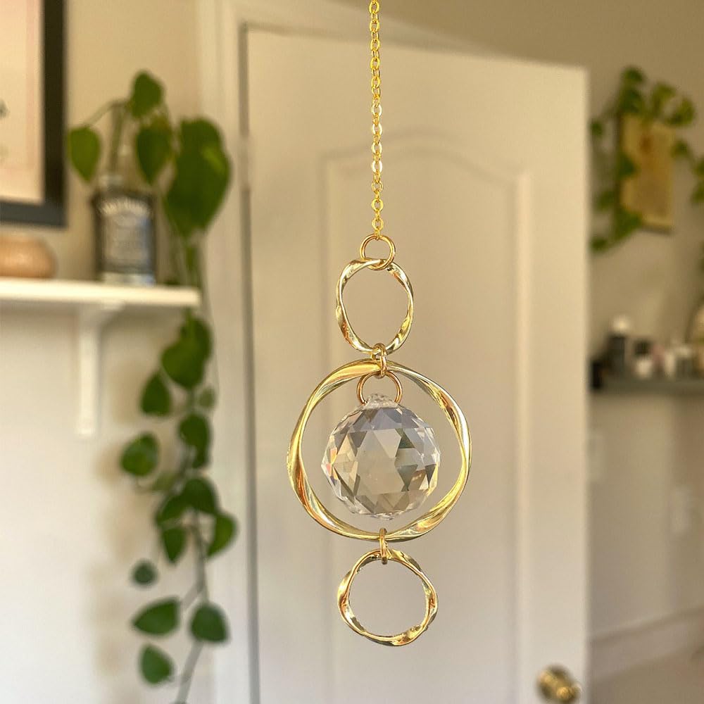 Yajuo garden decor suncatcher enhances patio ambiance.