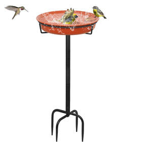YALINKA birdbath bowl ready for birds to drink and bathe in your garden.