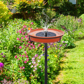 YALINKA birdbath four-prongs base provides reliable wind-resistant stability.