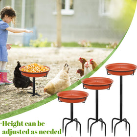 YALINKA birdbath patio installation shows simple setup on level ground.