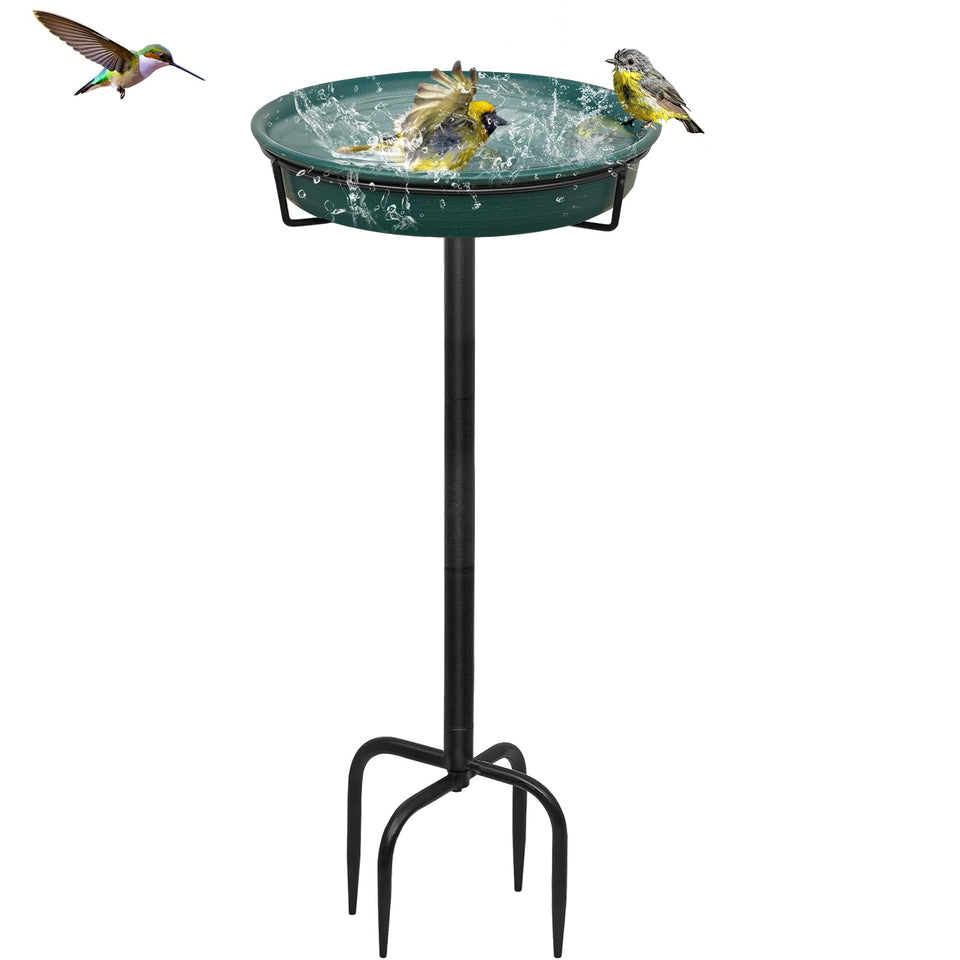 YALINKA birdbath stand base provides stable support in windy gardens.