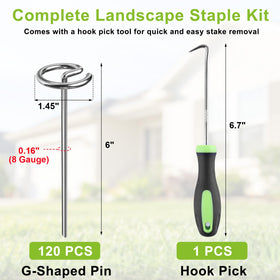 Yalumo stake-puller removal-hook enables easy adjustments with less effort.