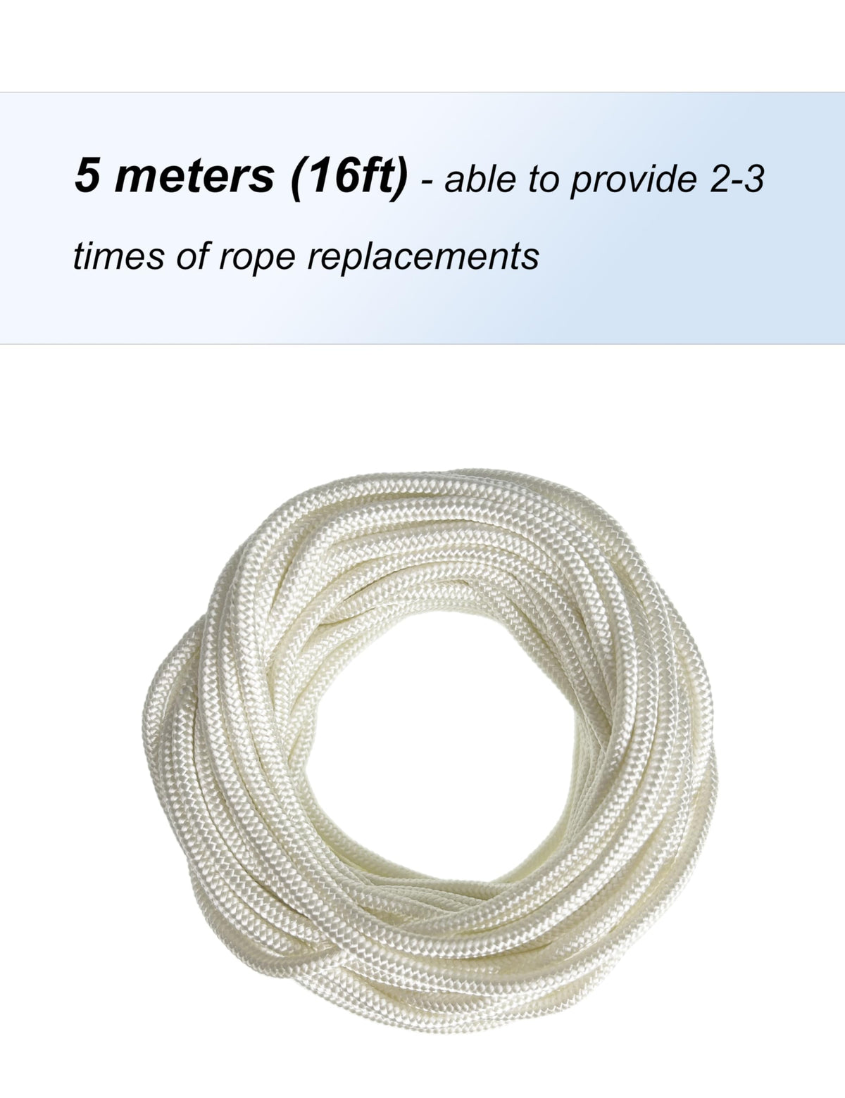 YAMAKATO 5m rope length suitable for multiple machine replacements.