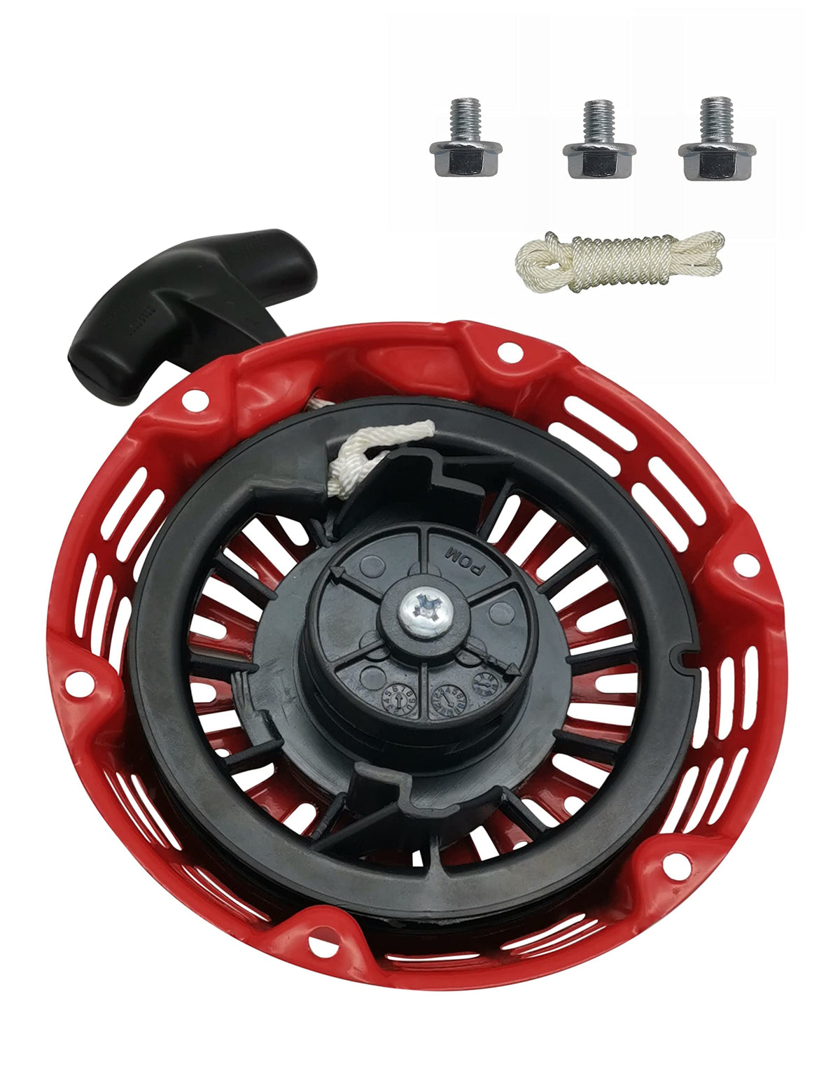 YAMAKATO GX160 pull-start assembly front view for reliable starts on Honda engines.