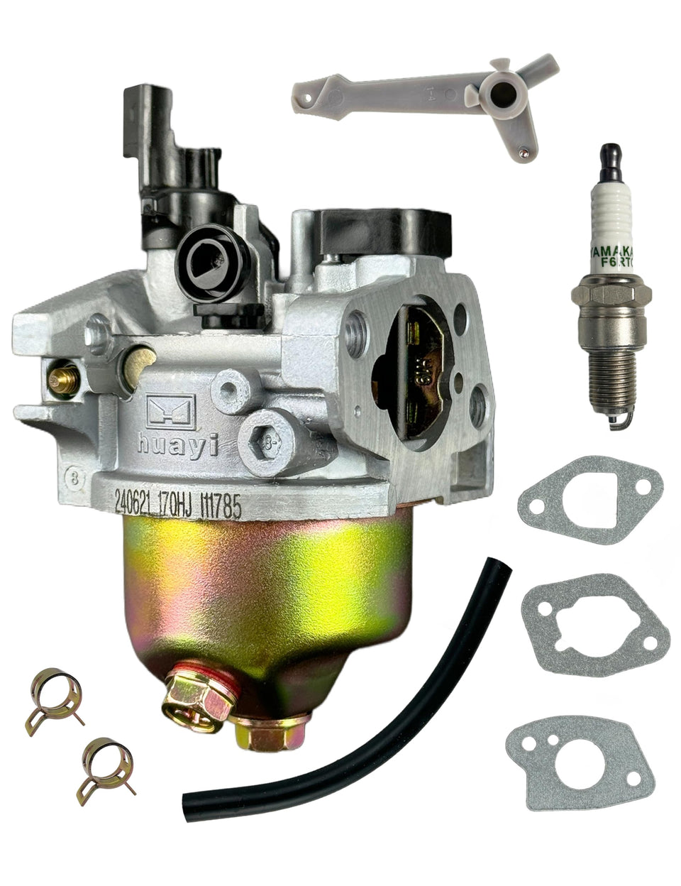 YAMAKATO Huayi HY-170HJ carburetor front view for 208cc tillers and mowers