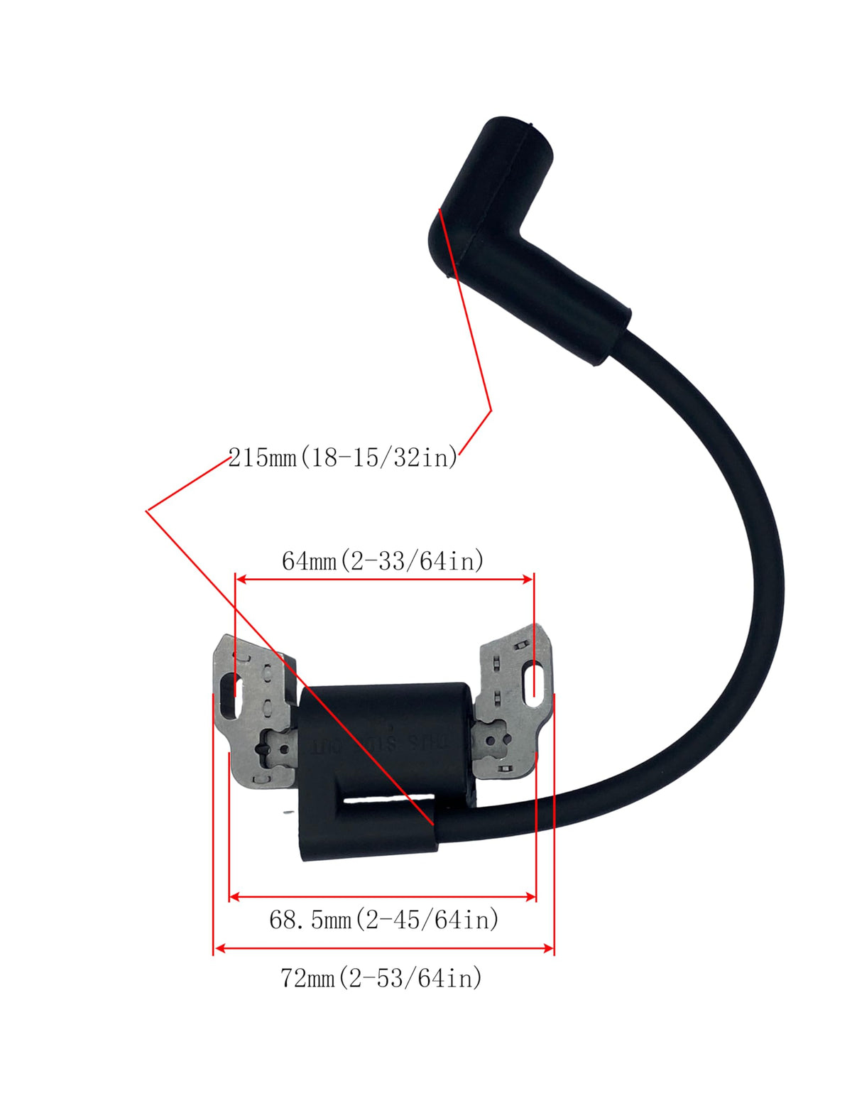 YAMAKATO ignition coil for Briggs & Stratton 799582, OEM-style magneto armature quality.