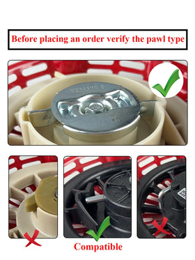 YAMAKATO pull cord assembly with durable rope for Honda starters.