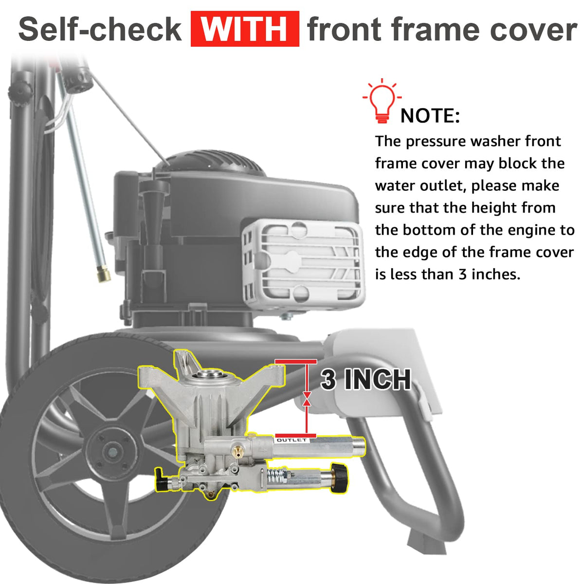 YAMATIC 3000 PSI 2.5 GPM pump enables powerful cleaning