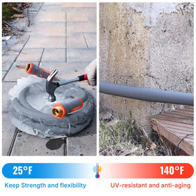 360-degree swivel reduces tangling and improves setup.