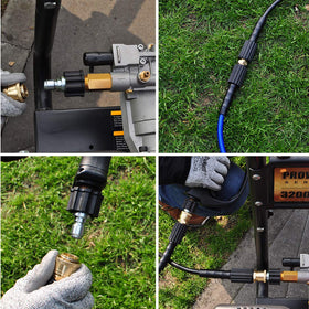 Close-up of YAMATIC copper interface showing leak-proof, durable connection.