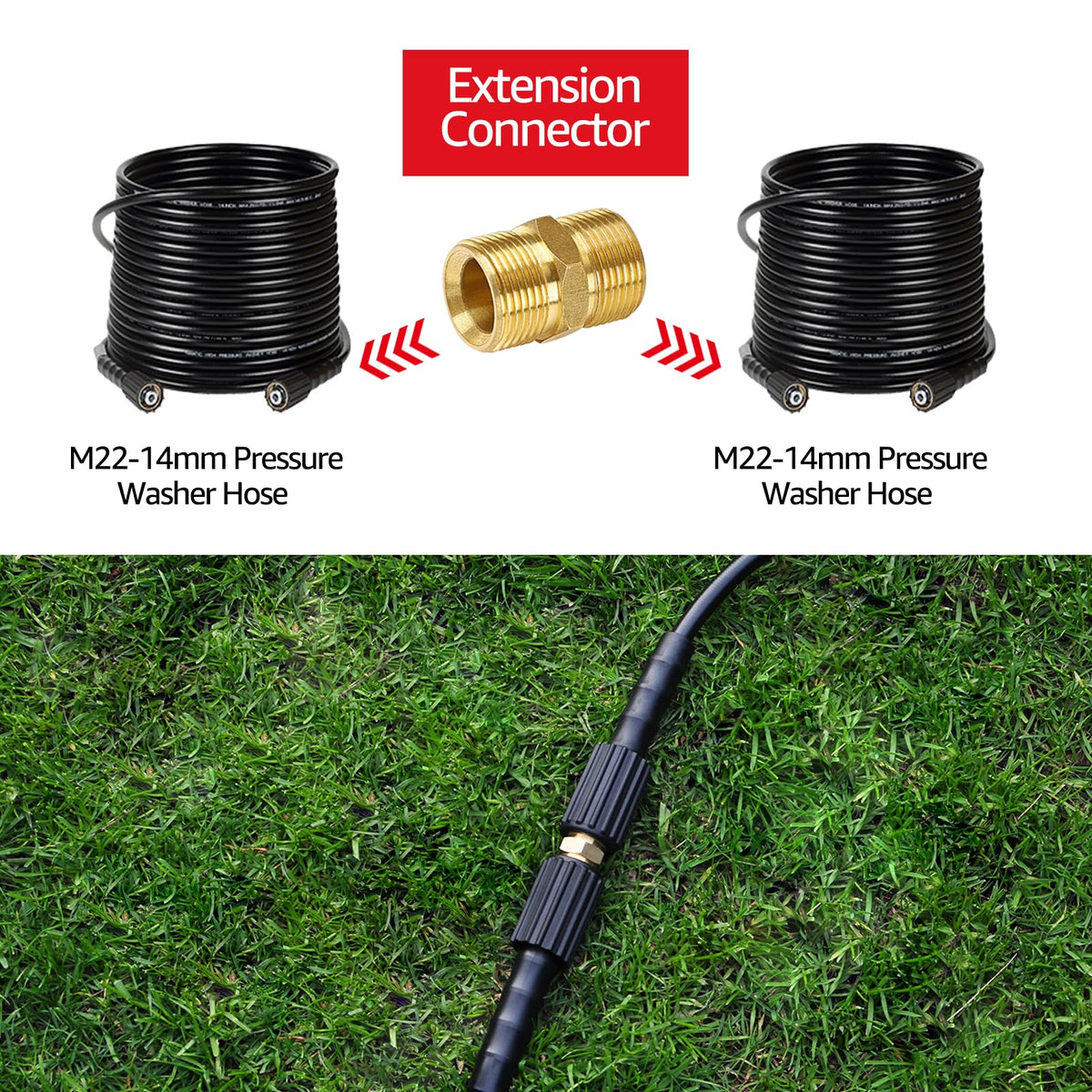 YAMATIC precision threads deliver burr-free, leak-free fit.