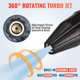 YAMATIC ceramic ball tip offers wear resistance for durable performance.