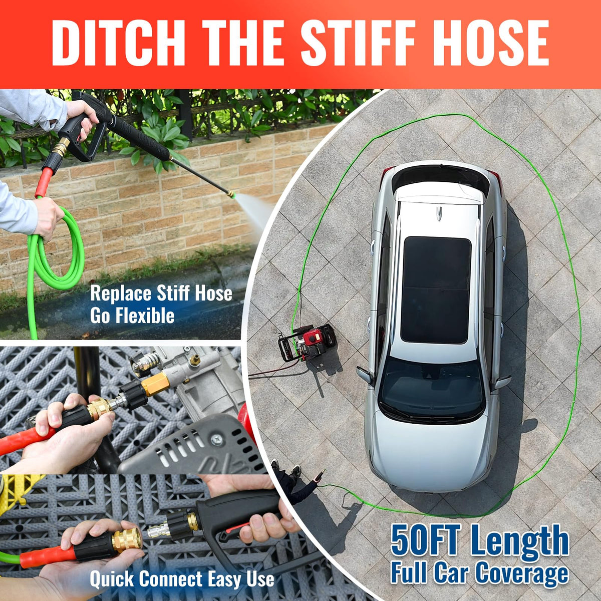 YAMATIC extension kit with 3/8-inch quick connect for flexible setup