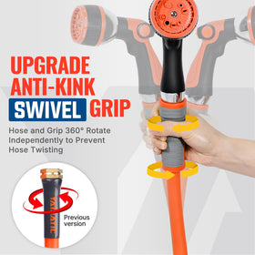 YAMATIC flexible leader hose in action, light weight and versatile for tasks.