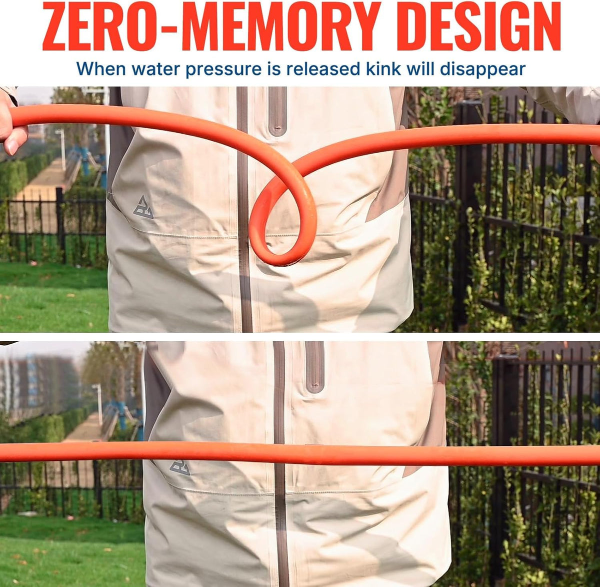 YAMATIC all-weather hose operates from 25°F to 140°F for year-round use