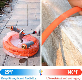 YAMATIC burst-rated hose with 600 PSI for demanding tasks