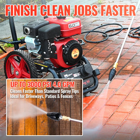YAMATIC high-flow 4 GPM enables faster surface cleaning.
