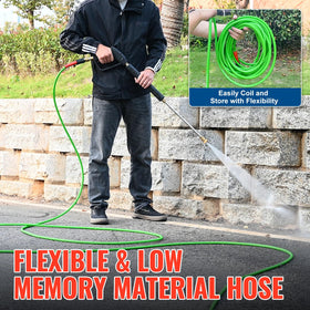 YAMATIC standard M22 threads fit most pressure washers for quick replacements.