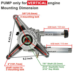 YAMATIC maintenance-free crankcase reduces upkeep during cleaning