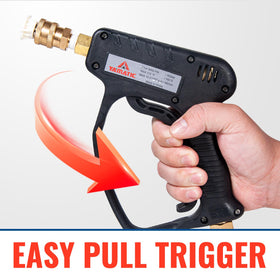 YAMATIC brass trigger and ceramic internals provide smooth operation and durability.