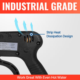 YAMATIC 3/8 swivel connector enables quick, leak-resistant setup for fast cleaning.