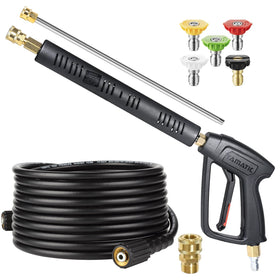 YAMATIC pressure washer gun for easy outdoor cleaning and control