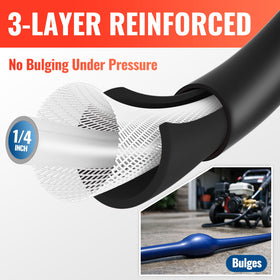 YAMATIC extended-reach design helps clean patios and driveways with less reattachment.