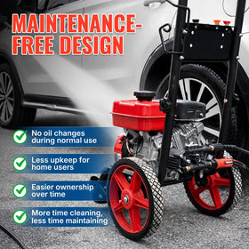 Maintenance-free crankcase on YAMATIC pressure washer pump