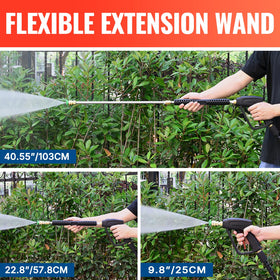 Shockproof handle design reduces fatigue during long cleaning sessions.