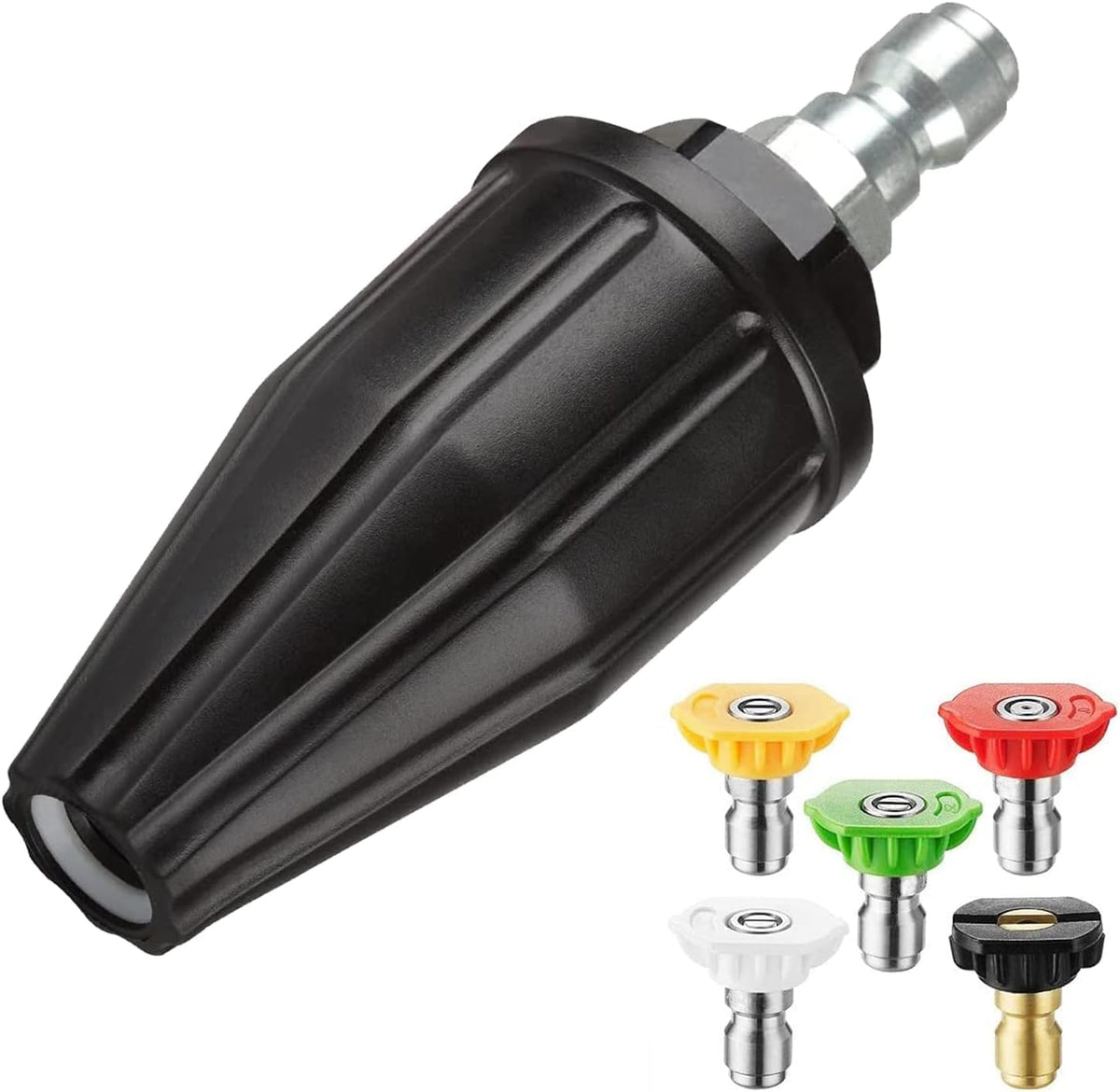 YAMATIC turbo nozzle 360° rotate delivers powerful jet flow for quick cleanups.