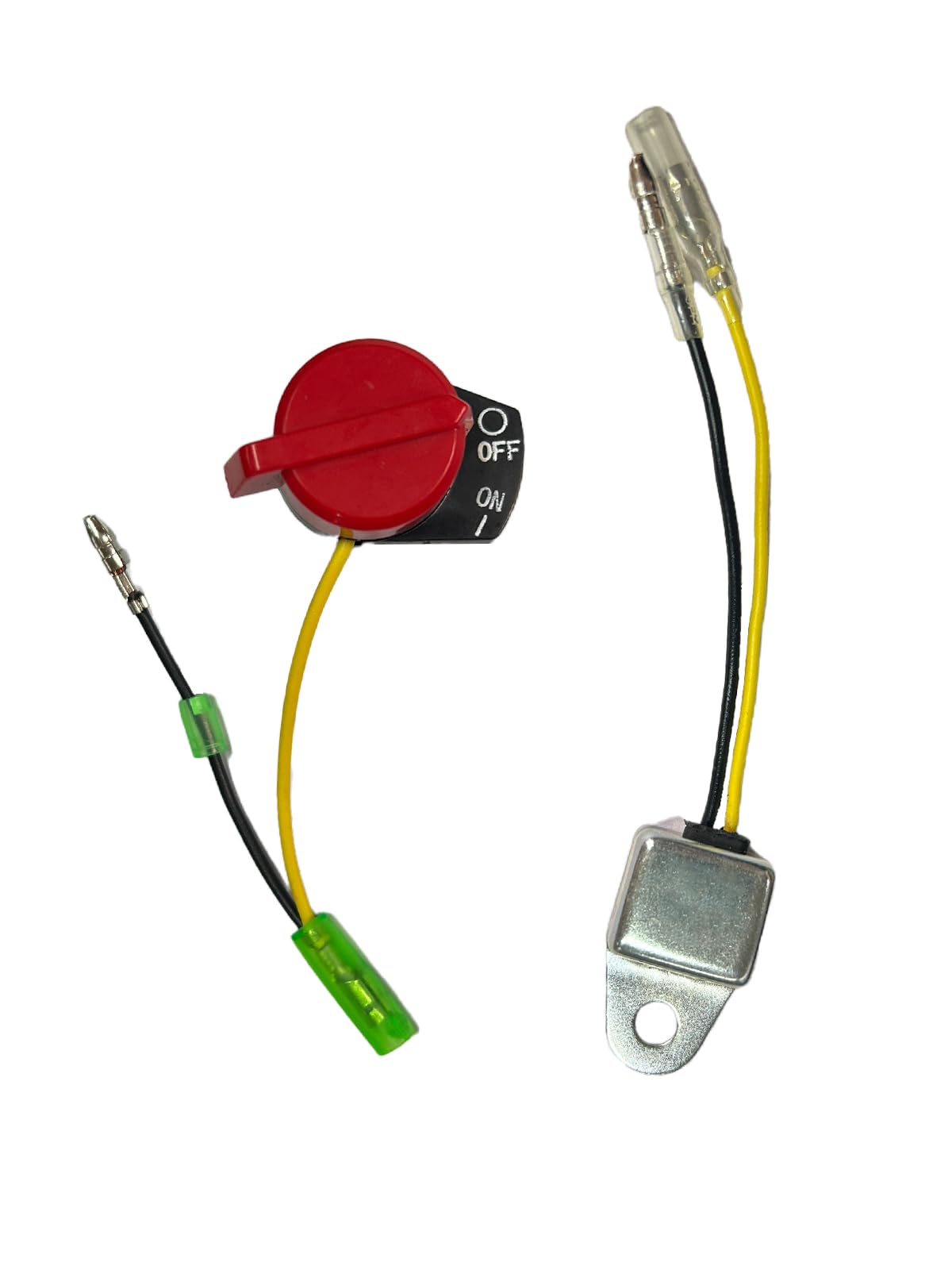 YAMAKATO engine stop switch with low oil sensor shown for Honda GX engines.